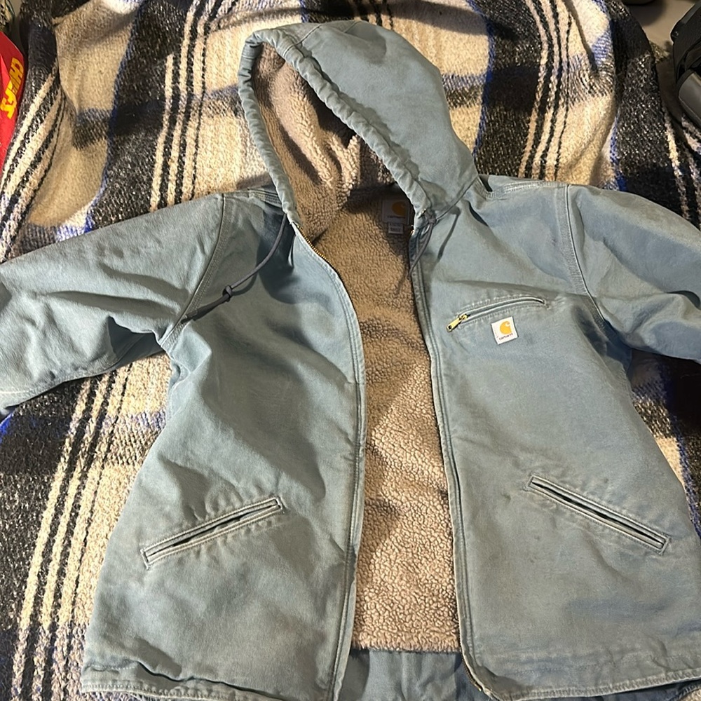 Blue Sherpa Lined Women’s Carhartt Jacket